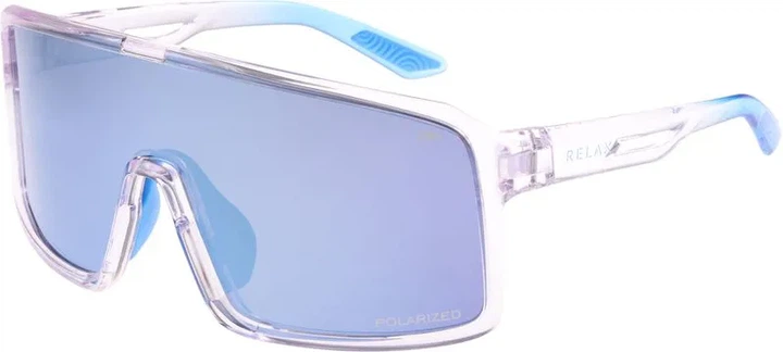 Окуляри Relax Gull кристальні прозорі кристальні лінза smoke Polarized TAC 1,0 мм ice blue revo кат. 2 - Фото 1 Окуляри Relax Gull кристальні прозорі кристальні лінза smoke Polarized TAC 1,0 мм ice blue revo кат. 2 - зображення 1