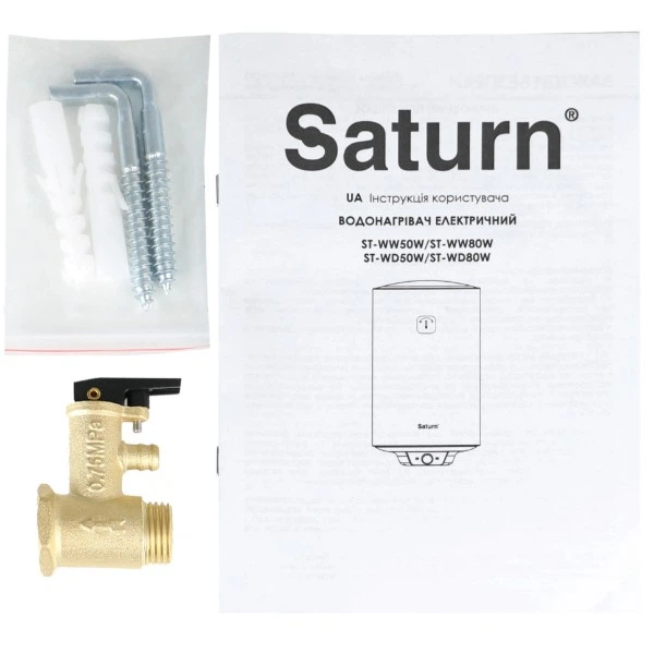 Водонагрівач Saturn ST-WD50W (сухий тен) - Фото 10 Водонагрівач Saturn ST-WD50W (сухий тен) - изображение 10