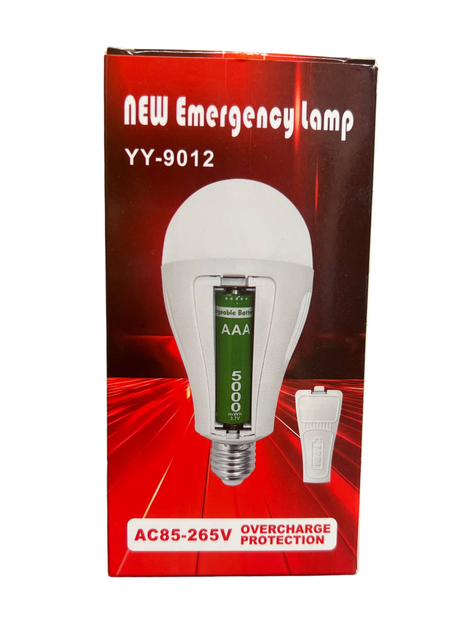 Акумуляторна LED-лампа Emergency Lamp YY-9012 з двома батареями, аварійне освітлення 20W - изображение 3