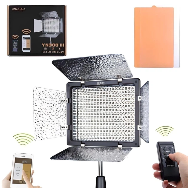 Постійне LED світло комплект софтбокс стійка штатив акумулятор Yongnuo YN300 III Kit - Фото 2 Постійне LED світло комплект софтбокс стійка штатив акумулятор Yongnuo YN300 III Kit - изображение 2