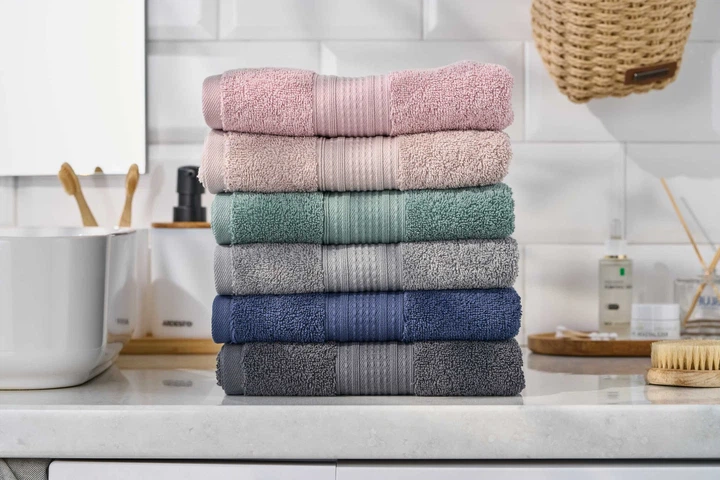 Махровое полотенце ARDESTO SuperSoft 70х140 см, 100% хлопок, нежное розовое - изображение 2