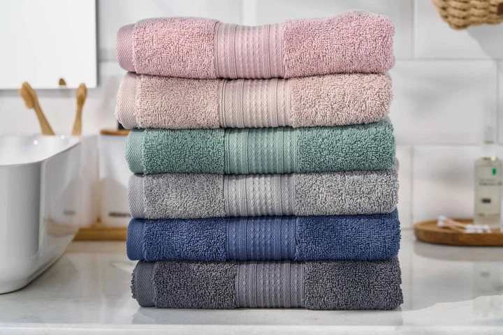 Махровое полотенце ARDESTO SuperSoft 70х140 см, 100% хлопок, нежное розовое - изображение 6