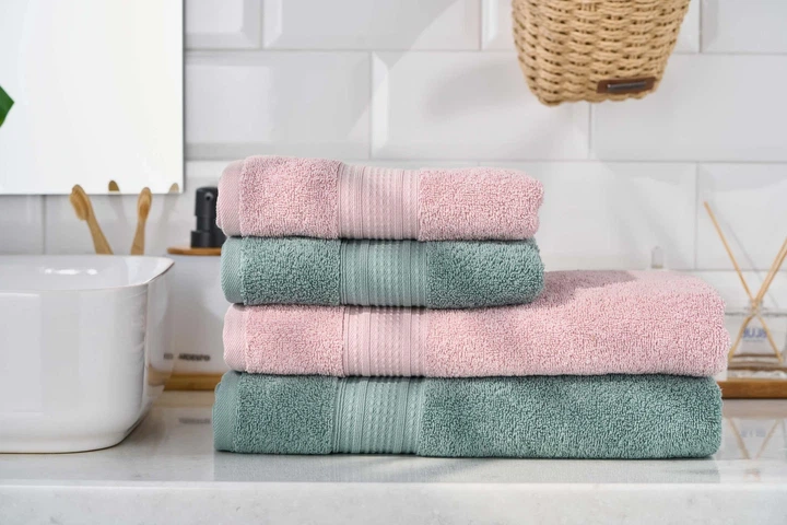 Махровое полотенце ARDESTO SuperSoft 70х140 см, 100% хлопок, нежное розовое - изображение 7