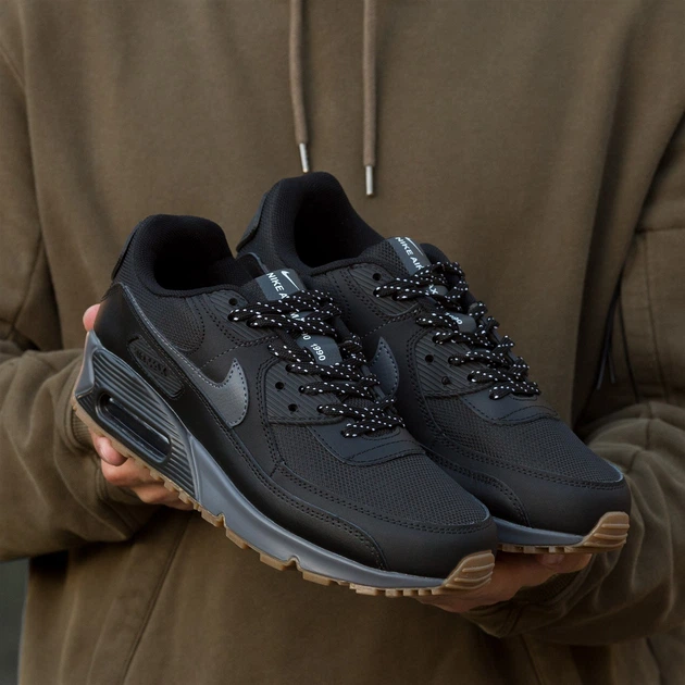 Кросівки Nike Air Max 90 Black Grey Brown 42 - изображение 8