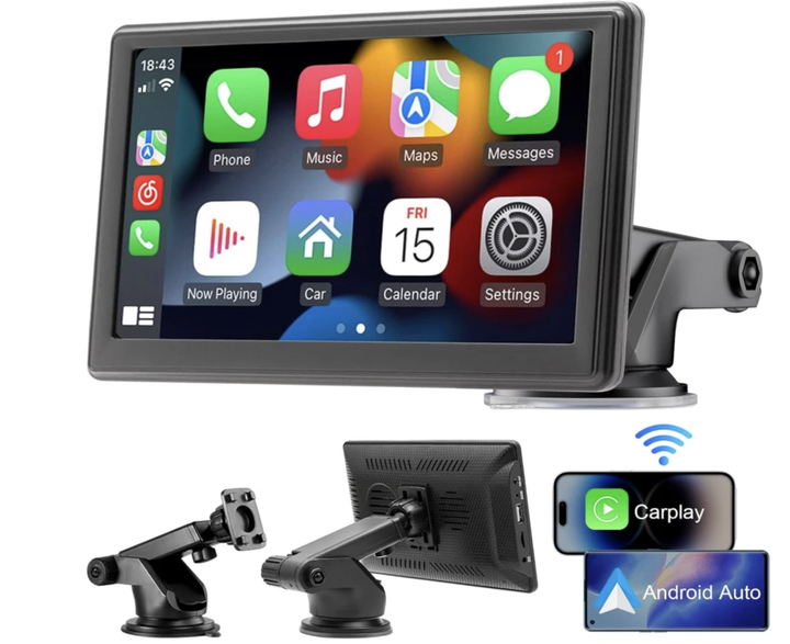 Автомобильный экран CarPlay 7 дюймов Apple Android Auto MirrorLink Bluetooth 5.1 - изображение 6