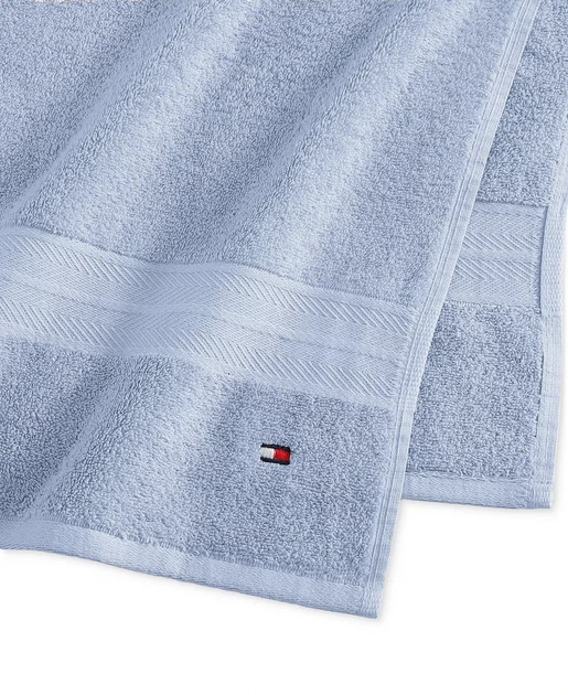 Полотенце банное TOMMY HILFIGER (883893996250) Modern American Solid Cotton Bath Towel светло голубое - Фото 4 Полотенце банное TOMMY HILFIGER (883893996250) Modern American Solid Cotton Bath Towel светло голубое - изображение 4