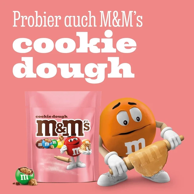 Цукерки M&M's Cookie Dough Емендемс з начинкою з бісквітного тіста 290 г - зображення 5