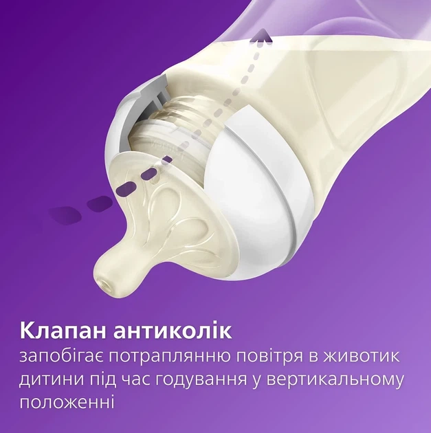Соска Philips Avent Natural 1м+ Медленный Поток Силикон 2 шт - изображение 5