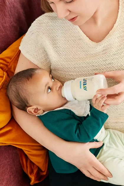 Пляшка для годування Avent Anti-Colic 330 мл силікон поліпропілен з антикольковим клапаном - зображення 6