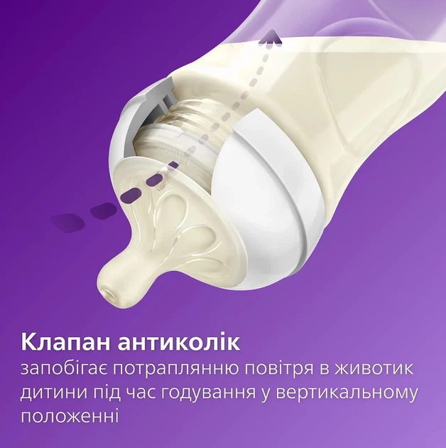 Набор бутылочка для кормления Avent Natural 125 мл, естественный поток + Пустышка Ulta Air 0-6м - изображение 10