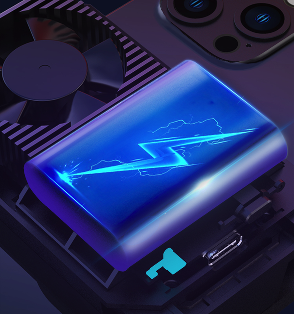 Акумуляторний ігровий охолоджувач для смартфона VHG F30 з напівпровідниковим охолодженням - изображение 4