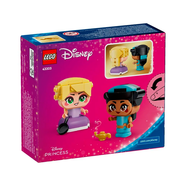 Конструктор LEGO Disney Princess Мини-принцессы Жасмин и Рапунцель 59 деталей (43303) - изображение 2