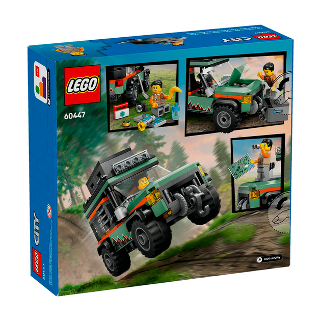 Конструктор LEGO City Позашляхова гірська вантажівка 4x4 221 деталь (60447) - зображення 2