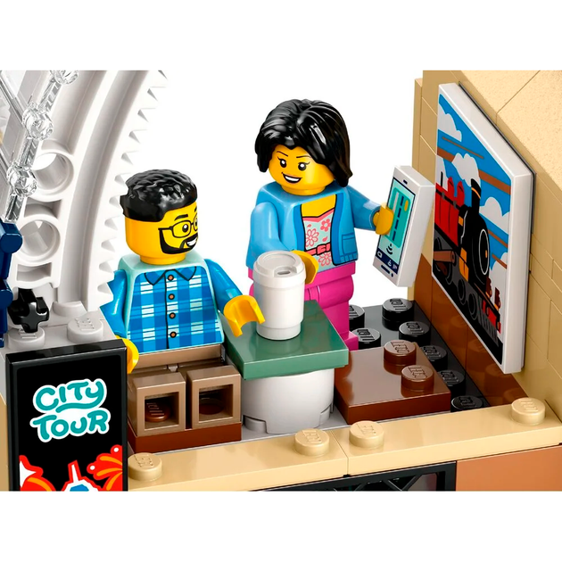 Конструктор LEGO City Центральный железнодорожный вокзал 752 детали (60469) - изображение 6