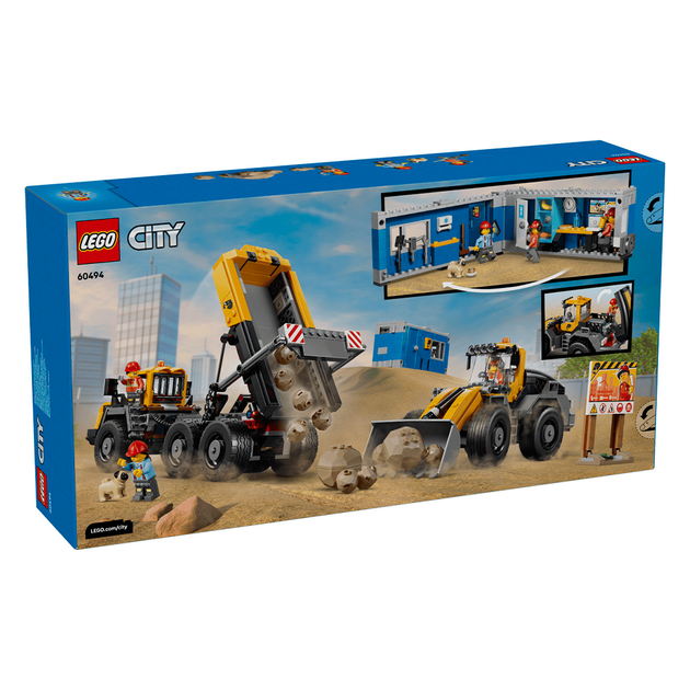 Конструктор LEGO City Самосвал и фронтальный погрузчик 1132 детали (60494) - изображение 2