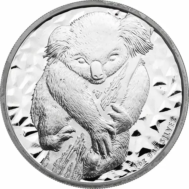 Колекційна срібна монета "Коала" 31,1 2007 рік - Фото 1 Колекційна срібна монета "Коала" 31,1 2007 рік - зображення 1