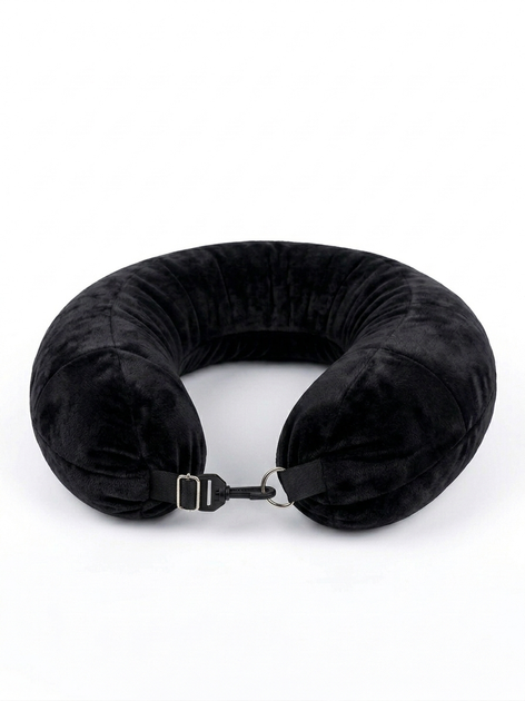 Сумка-подушка для подорожей на шию 79 × 18 см з двома ремінцями чорна (rBPillow-1000) - Фото 1 Сумка-подушка для подорожей на шию 79 × 18 см з двома ремінцями чорна (rBPillow-1000) - зображення 1