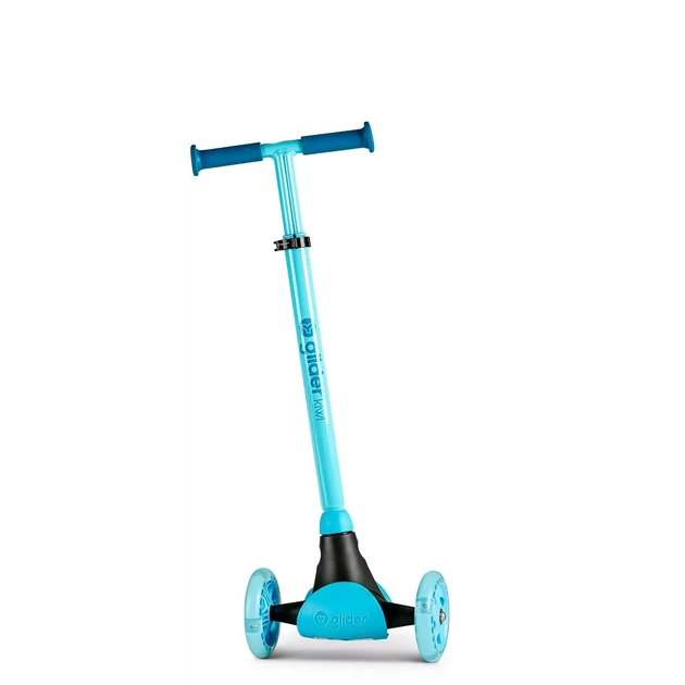 Самокат YVolution YGlider KIWI 120х70 мм синий LED-подсветка 2,9 кг для детей 3-10 лет - изображение 3