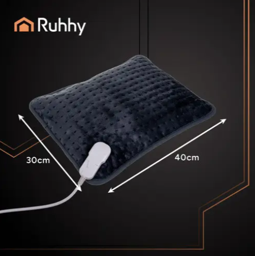Подушка з підігрівом для спини та шиї електрична Ruhhy 40x30 см - зображення 8