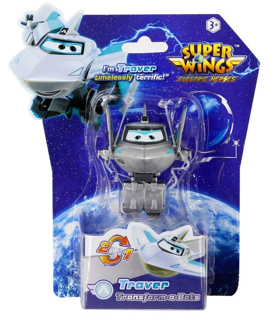 Игровая фигурка-трансформер Травер 5 см ударопрочный пластик робот/самолет - изображение 9