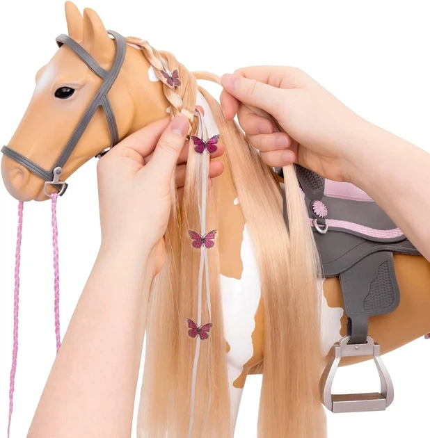 Игровая фигура Our Generation Конь с длинной гривой 50см - изображение 4