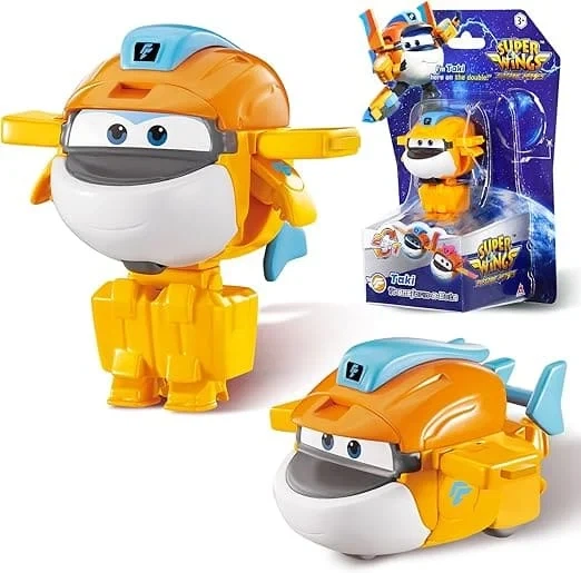Игровая фигурка-трансформер Super Wings Transform-a-Bots Такие 5 см ударопрочный пластик робот/самолет - Фото 8 Игровая фигурка-трансформер Super Wings Transform-a-Bots Такие 5 см ударопрочный пластик робот/самолет - изображение 8