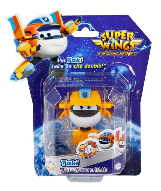 Игровая фигурка-трансформер Super Wings Transform-a-Bots Такие 5 см ударопрочный пластик робот/самолет - Фото 9 Игровая фигурка-трансформер Super Wings Transform-a-Bots Такие 5 см ударопрочный пластик робот/самолет - изображение 9