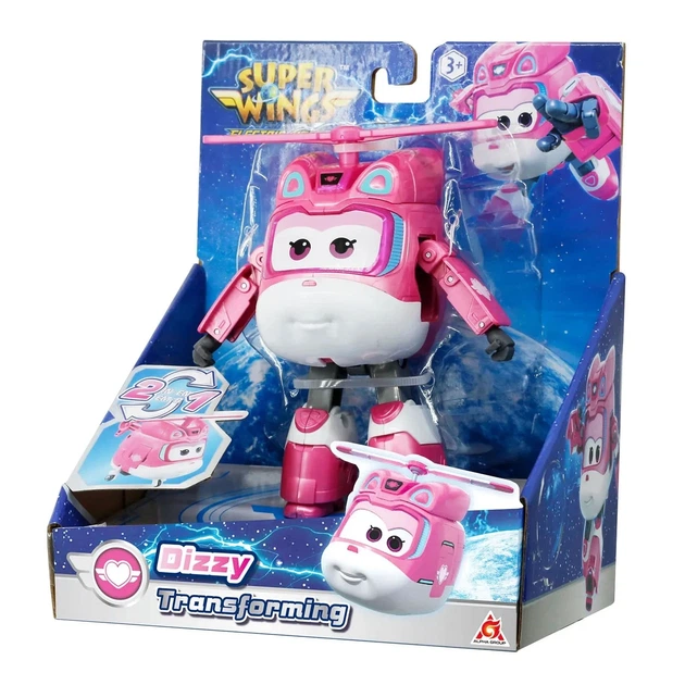 Игровая фигурка-трансформер Super Wings Диззи 12,5 см ударопрочный пластик робот/самолет - изображение 8
