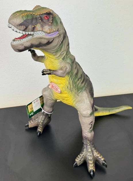 Фигурка динозавра Тираннозавр серый со звуком, Dino Toys - изображение 6