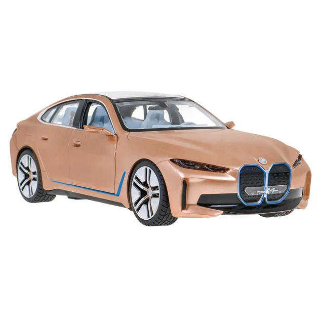 Радиоуправляемый автомобиль BMW i4 1:14 Rastar 20345, золотистый - изображение 2