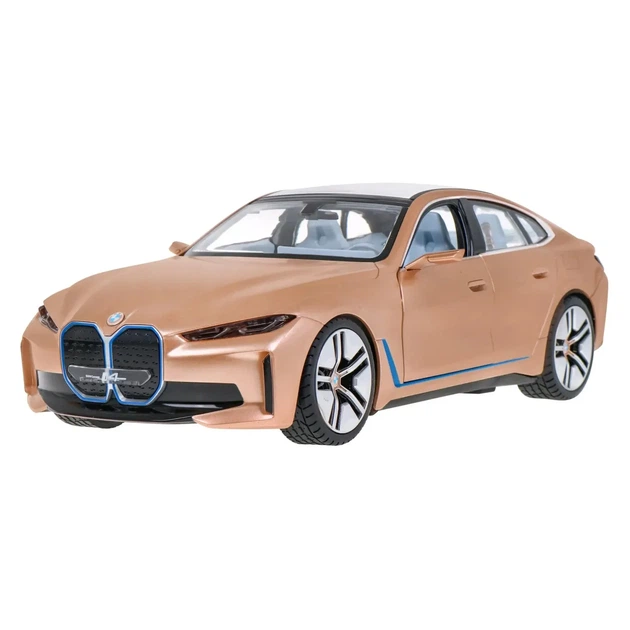 Радиоуправляемый автомобиль BMW i4 1:14 Rastar 20345, золотистый - изображение 7