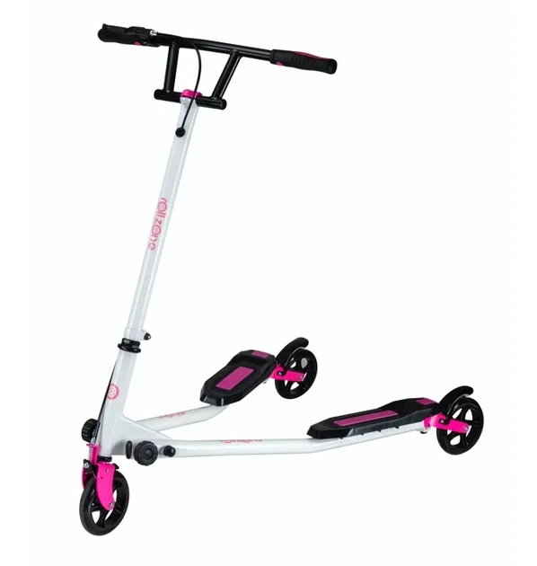 Трюковый самокат ROLLZONE Wiggler для детей, розовый - Фото 1 Трюковый самокат ROLLZONE Wiggler для детей, розовый - изображение 1