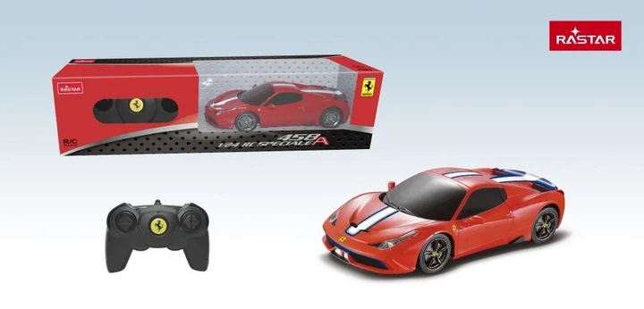 Радиоуправляемая автомодель Ferrari 458 Speciale A 1:24 Rastar 08930 - Фото 7 Радиоуправляемая автомодель Ferrari 458 Speciale A 1:24 Rastar 08930 - изображение 7