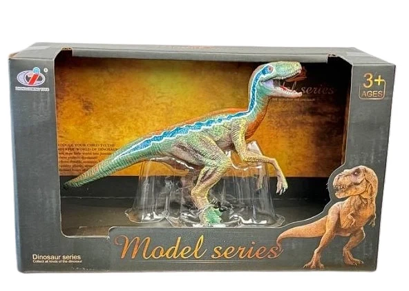 Фигурка динозавра Велоцираптор, детальная окраска, Dino Toys 56337 - Фото 1 Фигурка динозавра Велоцираптор, детальная окраска, Dino Toys 56337 - изображение 1