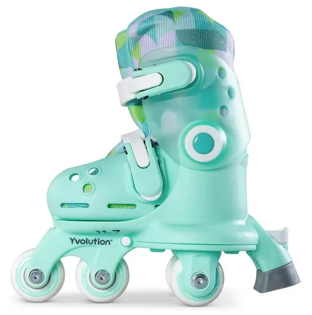 Роликові ковзани Yvolution Twista, розмір 30-34, салатовий - зображення 2