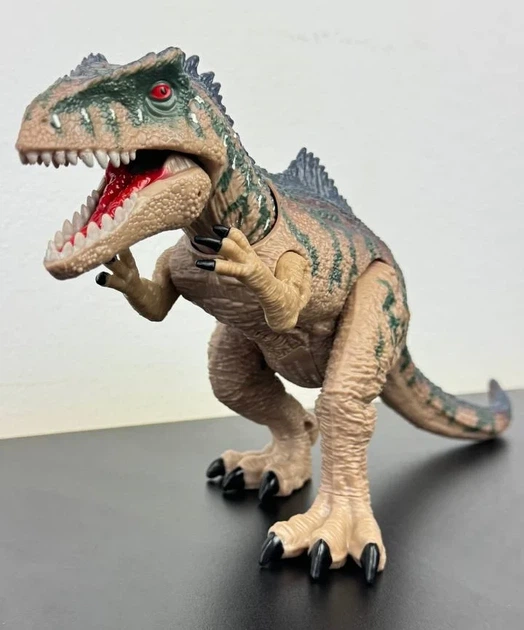 Фигурка динозавра Тираннозавр коричневый Dino Toys 55231 со звуком - Фото 8 Фигурка динозавра Тираннозавр коричневый Dino Toys 55231 со звуком - изображение 8