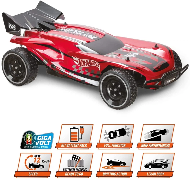 Радиоуправляемая машина Hot Wheels New Gator, Mondo 1:10, арт. 63652 - изображение 4