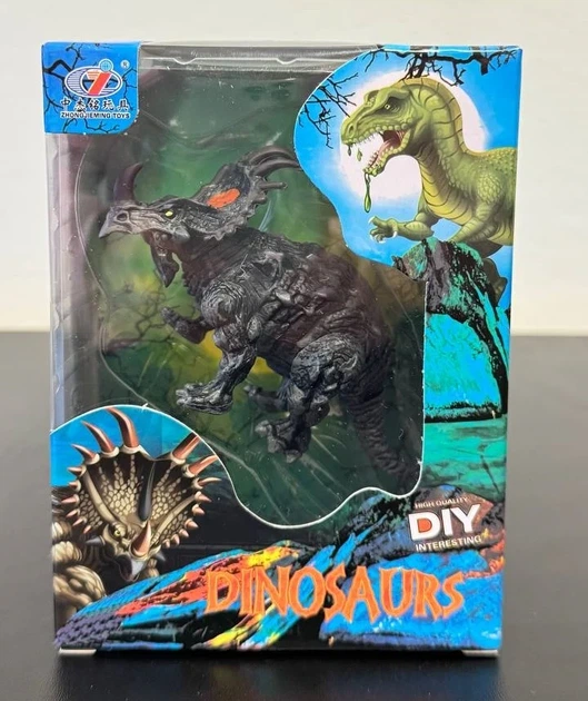 Фигурка динозавра Стиракозавр фиолетово-зелёный Dino Toys 54807 - Фото 3 Фигурка динозавра Стиракозавр фиолетово-зелёный Dino Toys 54807 - изображение 3