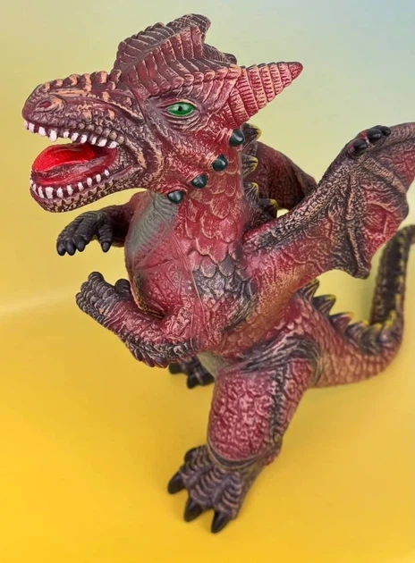 Фигурка Дракон Dino Toys со звуком, коричнево-зелёный - Фото 4 Фигурка Дракон Dino Toys со звуком, коричнево-зелёный - изображение 4