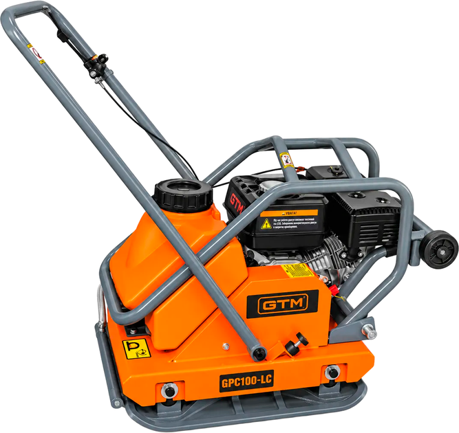 Віброплита GTM GPC100-LC Loncin G200 4.8 кВт/6.5 к.с. - зображення 2