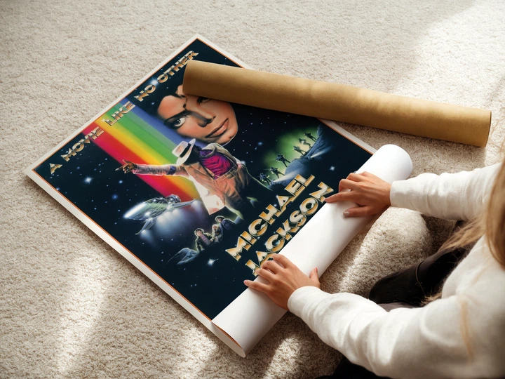 Постер Майкл Джексон, Michael Jackson, Moonwalker, декор в комнату меломана, A3 42×30 см (id3456) - изображение 3