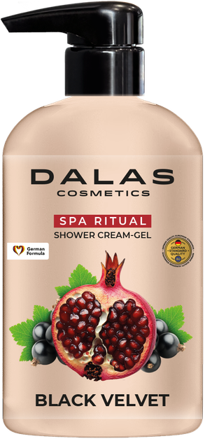 Dalas Cosmetics Крем-гель для душу BLACK VELVET, 550 мл - Фото 1 Dalas Cosmetics Крем-гель для душу BLACK VELVET, 550 мл - изображение 1