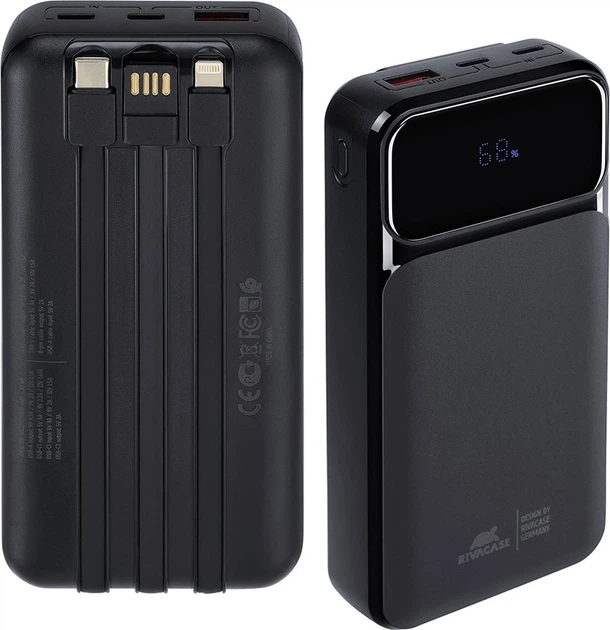 УМБ RIVACASE RIVAPOWER VA2221 20000 mAh 22.5W Black - Фото 14 УМБ RIVACASE RIVAPOWER VA2221 20000 mAh 22.5W Black - изображение 14