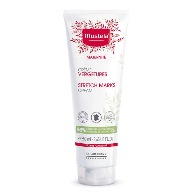 Крем для беременных против образования растяжек Mustela Maternity Stretch Marks Cream, 250 мл - Фото 1 Крем для беременных против образования растяжек Mustela Maternity Stretch Marks Cream, 250 мл - изображение 1