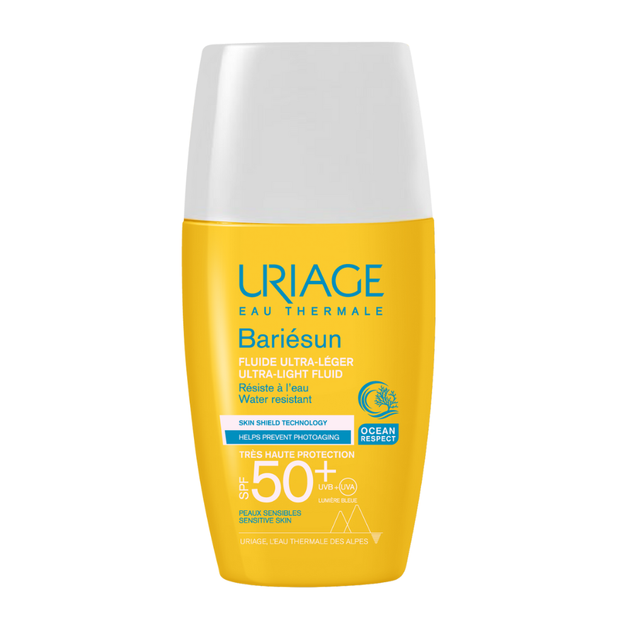Солнцезащитный флюид Uriage Bariesun SPF 50+, 30 мл - Фото 1 Солнцезащитный флюид Uriage Bariesun SPF 50+, 30 мл - изображение 1