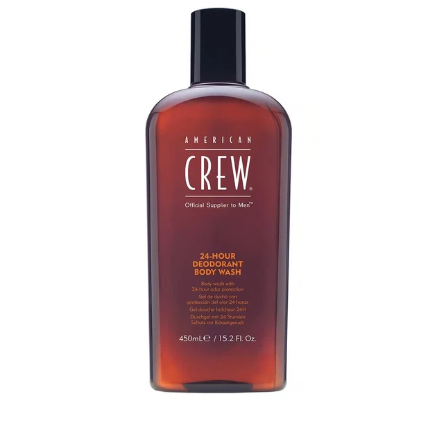 Дезодорирующий очищающий гель для душа American Crew 24 Hour Deodorant, 450 мл - Фото 1 Дезодорирующий очищающий гель для душа American Crew 24 Hour Deodorant, 450 мл - изображение 1