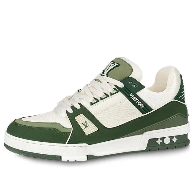 Кросівки Louis Vuitton Green Suede 43 - изображение 2