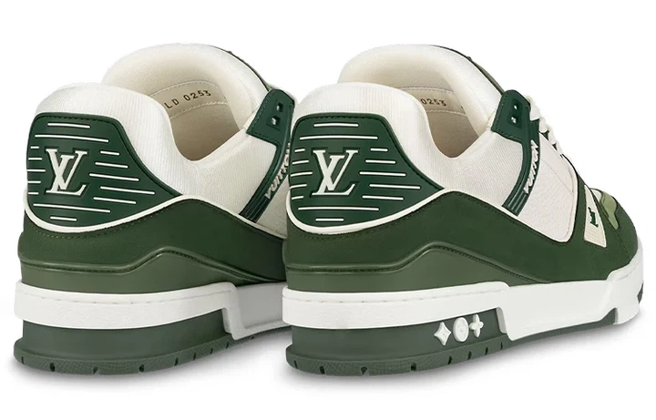 Кросівки Louis Vuitton Green Suede 43 - изображение 4