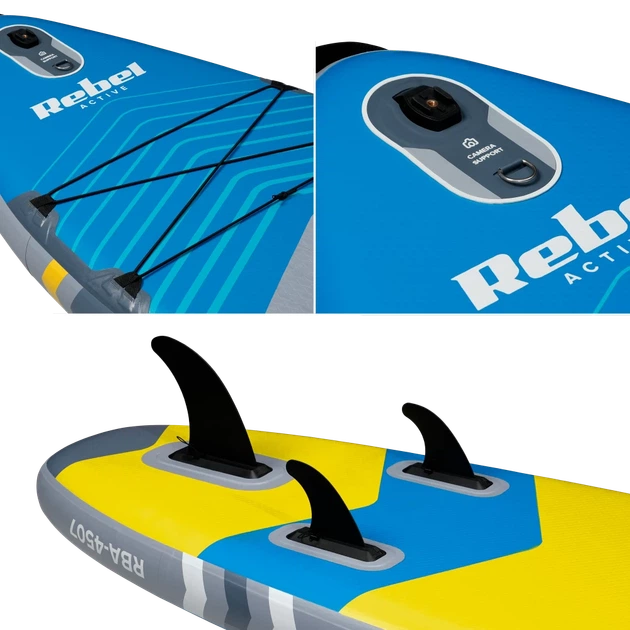 Дошка SUP Rebel Active RBA-4507 Blue (RBA-4507-BL) - Фото 11 Дошка SUP Rebel Active RBA-4507 Blue (RBA-4507-BL) - зображення 11