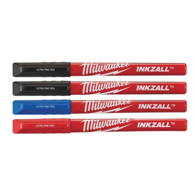 Набір маркерів Milwaukee InkZAll синій/червоний/чорний, 2 шт. - зображення 2